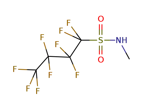 Molecular Structure of 68298-12-4 (N-(Methyl)nonafluorobutanesulfonamide)