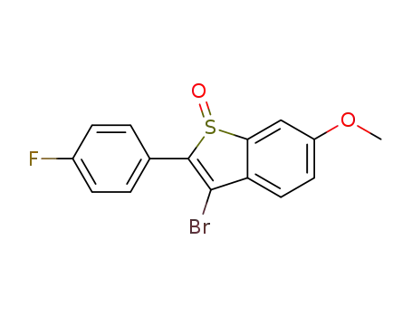 3-bromo-2-(4-fluorophenyl)-6-methoxybenzo[b]thiophene 1-oxide