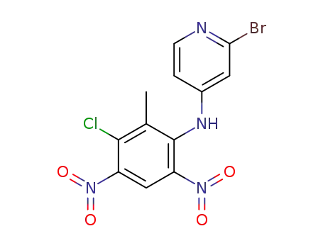 2-bromo-N-(3-chloro-2-methyl-4,6-dinitrophenyl)pyridin-4-amine