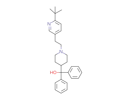 (1-(2-(6-(tert-butyl)pyridin-3-yl)ethyl)piperidin-4-yl)diphenylmethanol