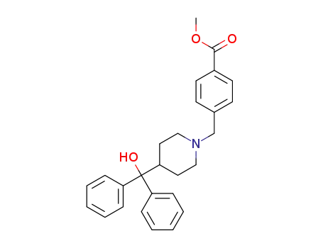 methyl 4-((4-(hydroxydiphenylmethyl)piperidin-1-yl)methyl)benzoate