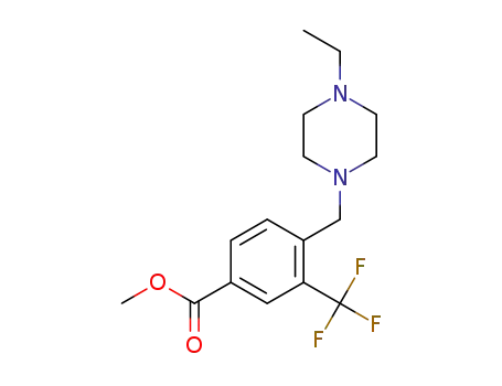 methyl 4-((4-ethylpiperazin-1-yl)methyl)-3-(trifluoromethyl)benzoate
