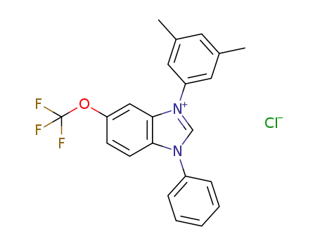 3-(3,5-dimethyiphenyl)-1-phenyl-5-(trifluoromethoxy)benzimidazol-3-ium chloride