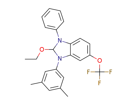 3-(3,5-dimethylphenyl)-2-ethoxy-1-phenyl-5-(trifluoromethoxy)-2H-benzimidazole