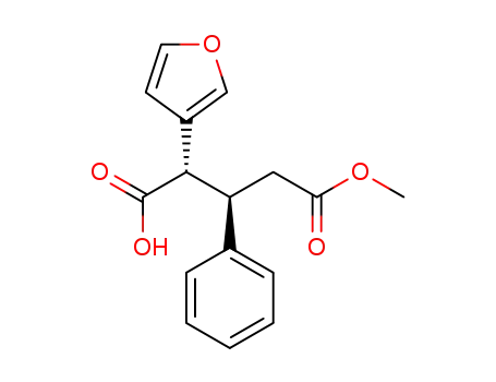 (2S,3R)-2-(furan-3-yl)-5-methoxy-5-oxo-3-phenylpentanoic acid