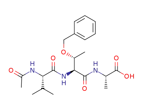 N-acetyl-L-valyl-L-(OBn)threonyl-L-alanine