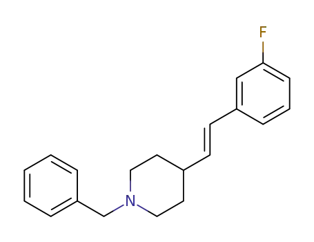 (E)-1-benzyl-4-(3-fluorostyryl)piperidine