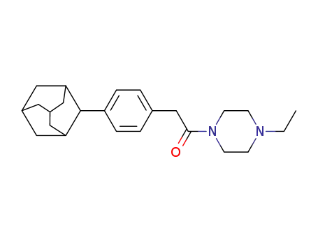 1-ethyl-4-[4-(2-tricyclo[3.3.1.13,7]decyl)phenylacetyl]piperazine