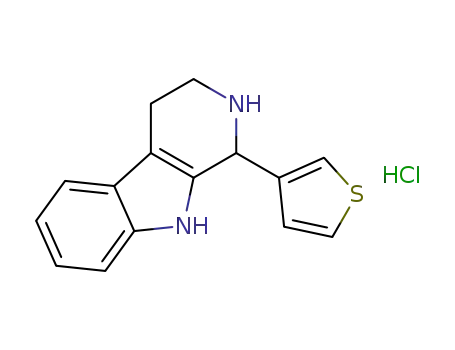 1-(thiophen-3-yl)-2,3,4,9-tetrahydro-1H-pyrido[3,4-b]indole hydrochloride