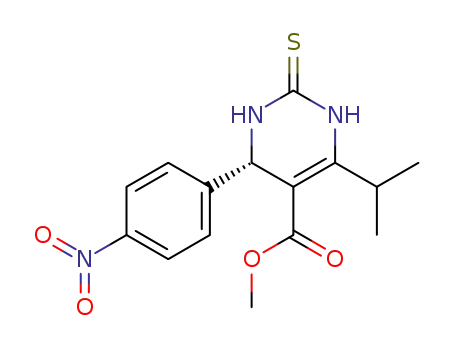 (S)-4-(4-nitrophenyl)-6-isopropyl-5-methoxycarbonyl-1,2,3,4-tetrahydropyrimidine-2(1H)-thione