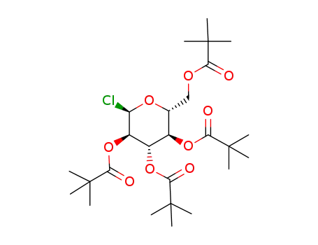 (2R,3R,4S,5R,6R)-2-chloro-6-(pivaloyloxymethyl)tetrahydro-2H-pyran-3,4,5-triyl tris(2,2-dimethylpropanoate)