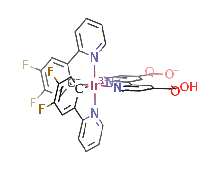 [Ir(2-(3,4-difluorophenyl)pyridine)2(4-carboxy-2,2′-bipyridine-4′-carboxylate)]