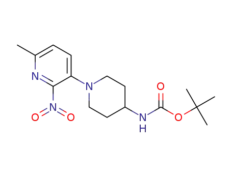 tert-butyl (1-(6-methyl-2-nitropyridin-3-yl)piperidin-4-yl)carbamate