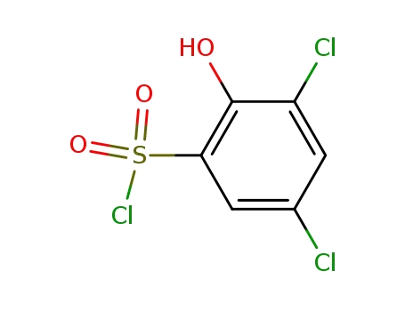 Molecular Structure of 23378-88-3 (3,5-DICHLORO-2-HYDROXYBENZENESULFONYL CHLORIDE)