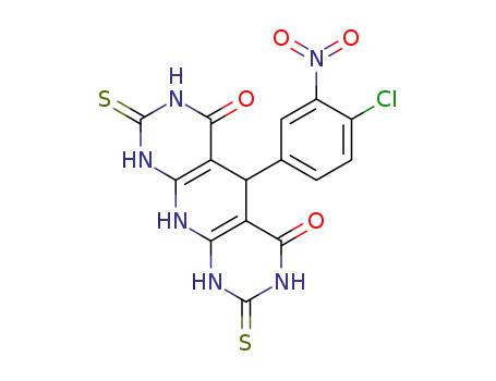 5-(4-chloro-3-nitrophenyl)-2,8-dithioxo-2,3,7,8,9,10-hexahydropyrido[2,3-d:6,5-d′]dipyrimidine-4,6(1H,5H)-dione