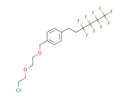 4-(3,3,4,4,5,5,6,6,6-nonafluorohexyl)benzyl 2-(2-chloroethoxy)ethyl ether