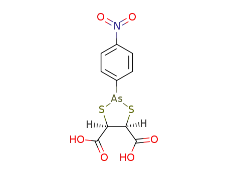 2-(4-nitrophenyl)-1,3,2-dithiaarsolane-4,5-dicarboxylic acid