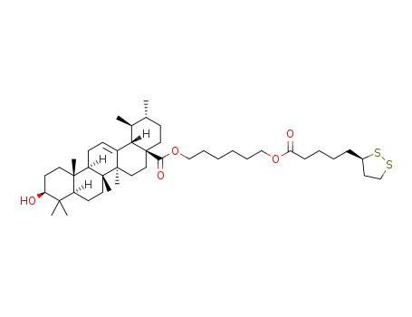 [((5-((R)-1,2-dithiolan-3-yl)pentanoyl)oxy)hexyl]-3β-hydroxyurs-12-en-28-oate