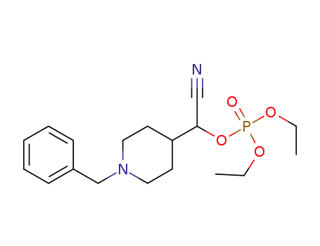 (1-benzylpiperidin-4-yl)cyanomethyl diethylphosphate