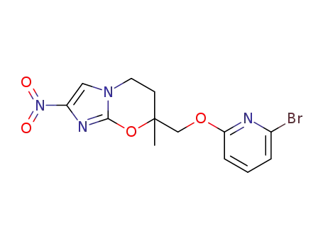 7-{[(6-bromopyridin-2-yl)oxy]methyl}-7-methyl-2-nitro-6,7-dihydro-5H-imidazo[2,1-b][1,3]oxazine
