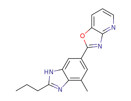 2-propyl-4-methyl-6-(oxazolo[4,5-b]pyridine-2-yl)benzimidazole