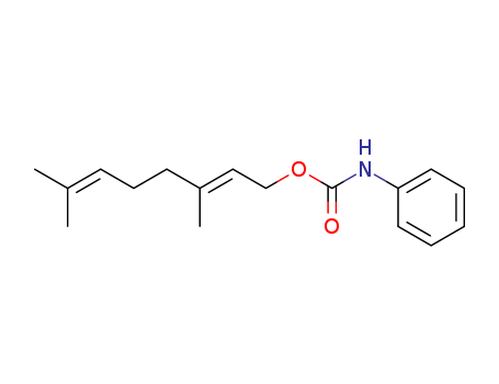[(2E)-3,7-dimethylocta-2,6-dienyl] N-phenylcarbamate cas  57706-89-5