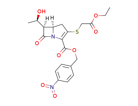 (5R,6S)-4-nitrobenzyl 3-((2-ethoxy-2-oxoethyl)thio)-6-((R)-1-hydroxyethyl)-7-oxo-1-azabicyclo[3.2.0]hept-2-ene-2-carboxylate