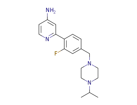 2-(2-fluoro-4-((4-isopropylpiperazin-1-yl)methyl)phenyl)pyridin-4-amine