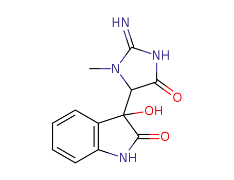 3-hydroxy-3-(2-imino-3-methyl-5-oxoimidazolidin-4-yl)indolin-2-one