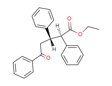 (+/-)-erythro-5-oxo-2.3.5-triphenyl-valeric acid ethyl ester