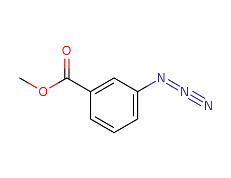 Molecular Structure of 93066-93-4 (Benzoic acid, 3-azido-, methyl ester)