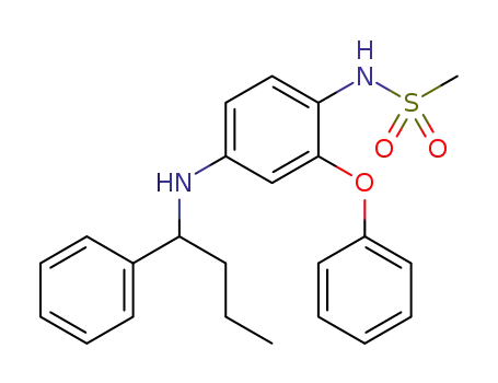 N-(2-phenoxy-4-((1-phenylbutyl)amino)phenyl)methanesulfonamide