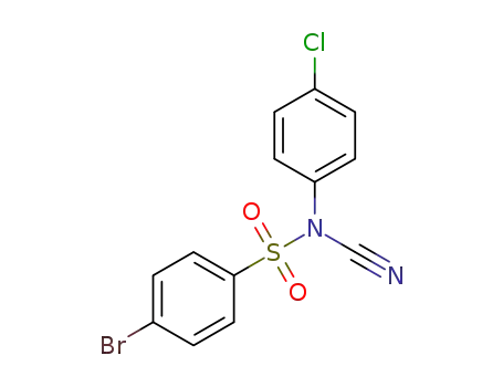 4-bromo-N-(4-chlorophenyl)-N-cyanobenzenesulfonamide