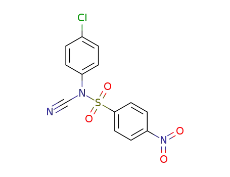 N-(4-chlorophenyl)-N-cyano-4-nitrobenzenesulfonamide