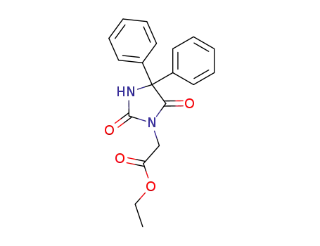 ethyl 2-(2,5-dioxo-4,4-diphenylimidazolidin-1-yl)acetate