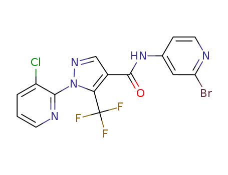1-(3-chloropyridin-2-yl)-N-(2-bromopyridin-4-yl)-5-(trifluoromethyl)-1H-pyrazole-4-carboxamide