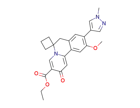 ethyl 10'-methoxy-9'-(1-methyl-1H-pyrazol-4-yl)-2'-oxo-2',7'-dihydrospiro[cyclobutane-1,6'-pyrido[2,1-a]isoquinoline]-3'-carboxylate