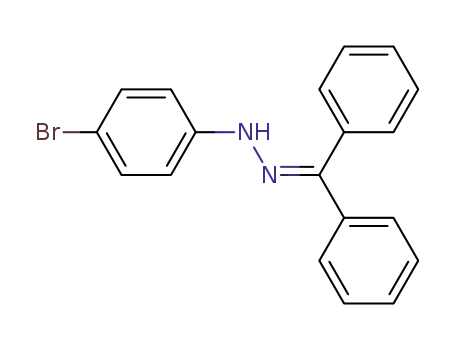 Molecular Structure of 106046-95-1 (Methanone, diphenyl-, (4-bromophenyl)hydrazone)