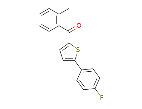 (2-methylphenyl)(5-(4-fluorophenyl)thiophen-2-yl)methanone