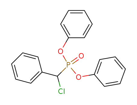 Molecular Structure of 58263-67-5 (Diphenyl alpha-Chlorobenzylphosphonate)