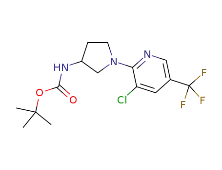 tert-butyl [1-{3-chloro-5-(trifluoromethyl)pyridin-2-yl}pyrrolidin-3-yl]carbamate