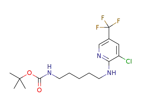 tert-butyl [5-N-{3-chloro-5-(trifluoromethyl)pyridin-2-yl}aminopentan-1-yl]carbamate