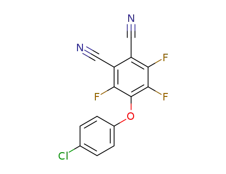 4-(4-chlorophenoxy)-3,5,6-trifluorophthalonitrile