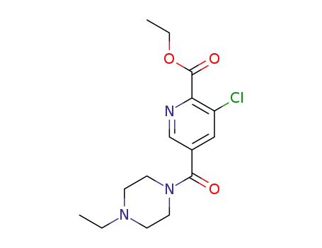 ethyl 3-chloro-5-(4-ethylpiperazine-1-carbonyl)picolinate