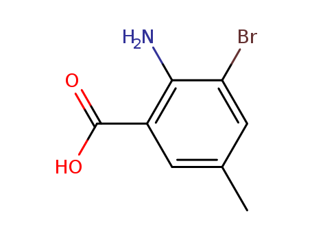 Benzoic acid,2-amino-3-bromo-5-methyl-