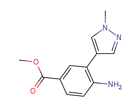 methyl 4-amino-3-(1-methyl-1H-pyrazol-4-yl)benzoate