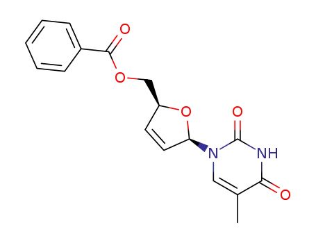 Thymidine,2',3'-didehydro-3'-deoxy-, 5'-benzoate (9CI)