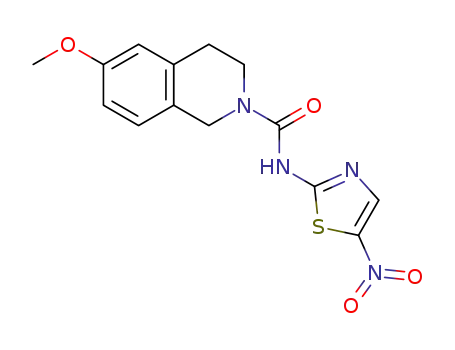 6-methoxy-N-(5’-nitrothiazol-2-yl)-3,4-dihydroisoquinoline-2(1H)-carboxamide