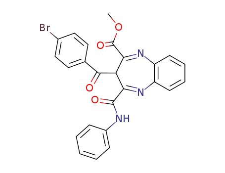 N-phenyl-3-p-bromobenzoyl-4-methoxycarbonyl-3H-1,5-benzodiazepine-2-carboxamide