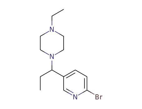 1-(1-(6-bromopyridin-3-yl)propyl)-4-ethylpiperazine